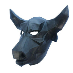 Low Poly Bull Latex Mask