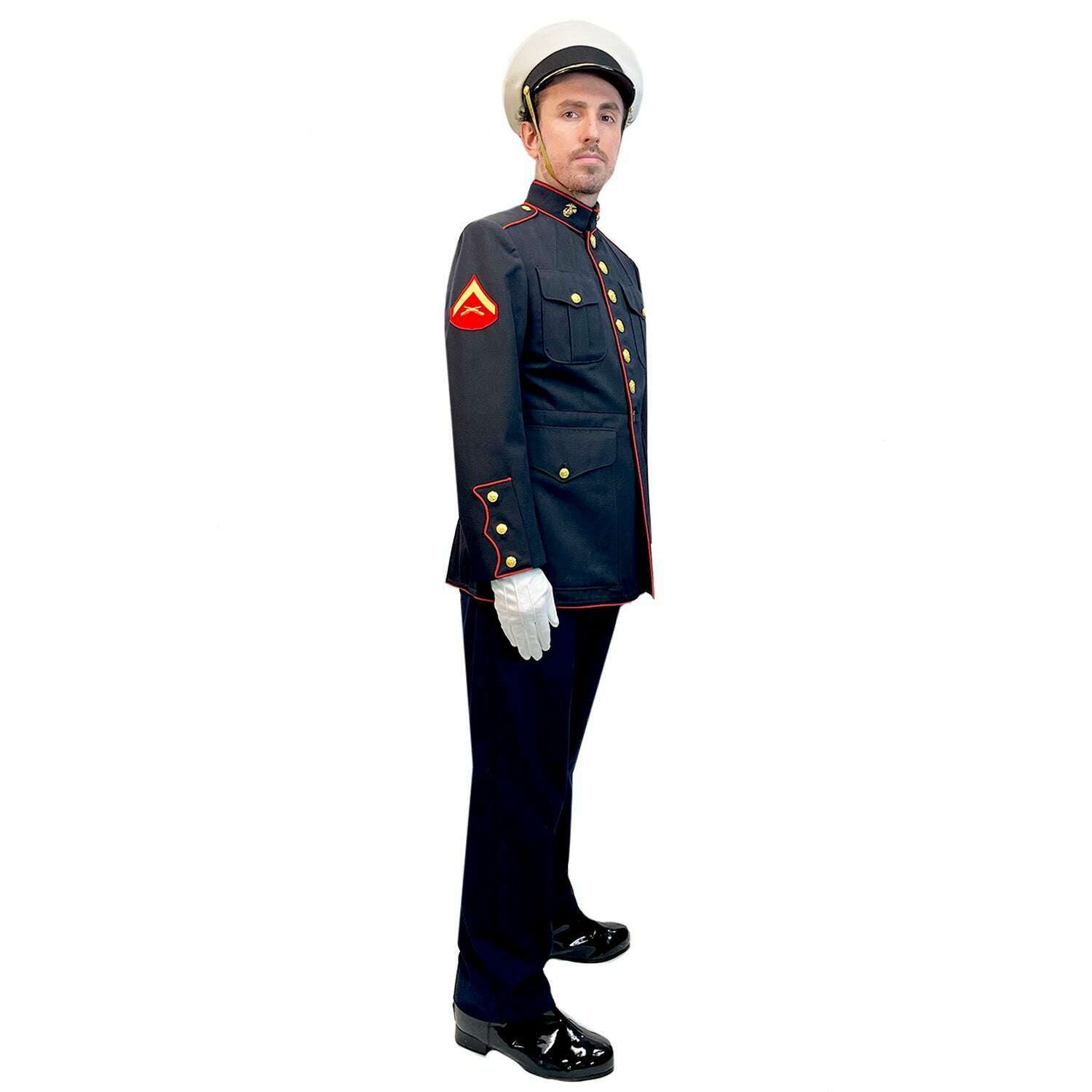 Marine Dress Blues Uniform Adult Costume Buy / Medium Marine Dress Blues Uniform Adult Costume Buy / Medium