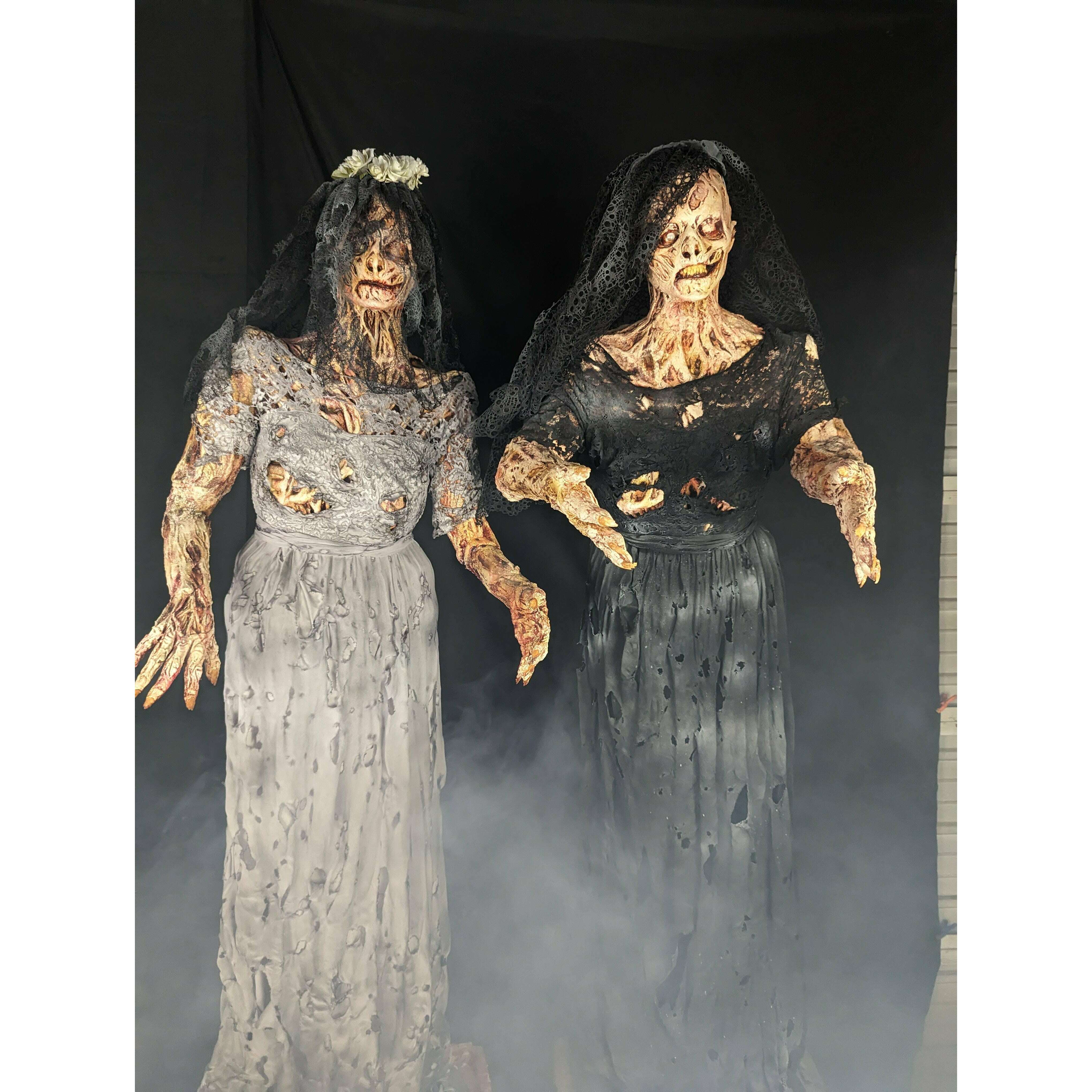 Married Alive Burned Bride Standing Prop