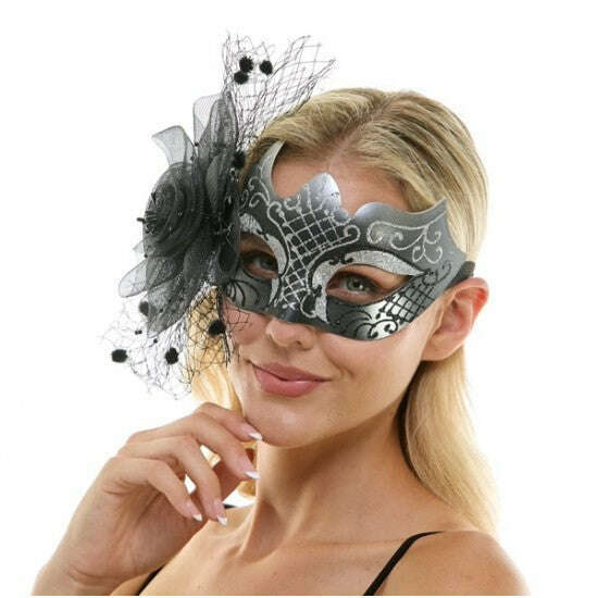 Martina Veil Fascinator Mask