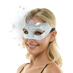 Martina Veil Fascinator Mask