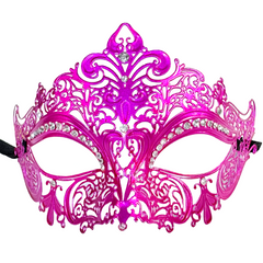 Fleur De Lis Laser Cut Venetian Mask