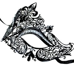 Fleur De Lis Laser Cut Venetian Mask