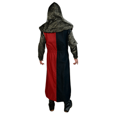 Medieval Black and Red Dragon Warrior Men's Costume