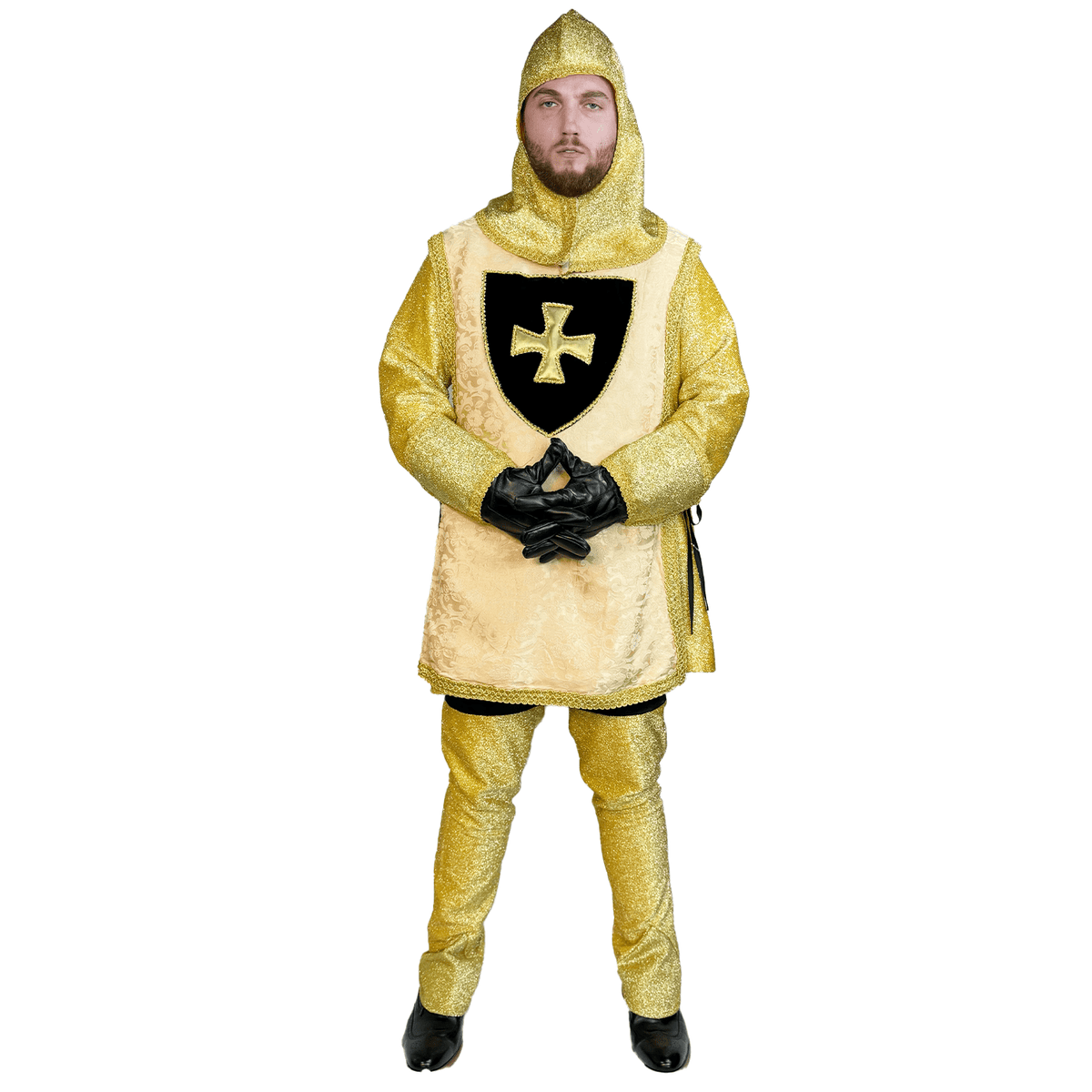 Medieval Gold Warrior Men's Costume