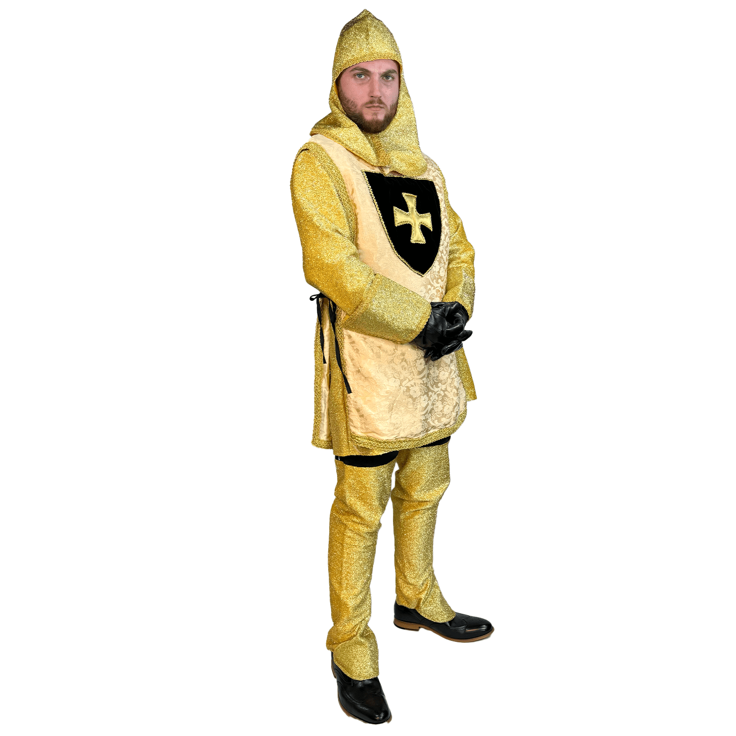 Medieval Gold Warrior Men's Costume