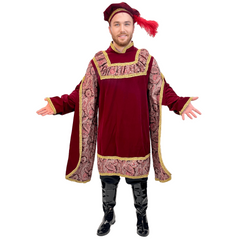 Medieval Musician Men's Costume