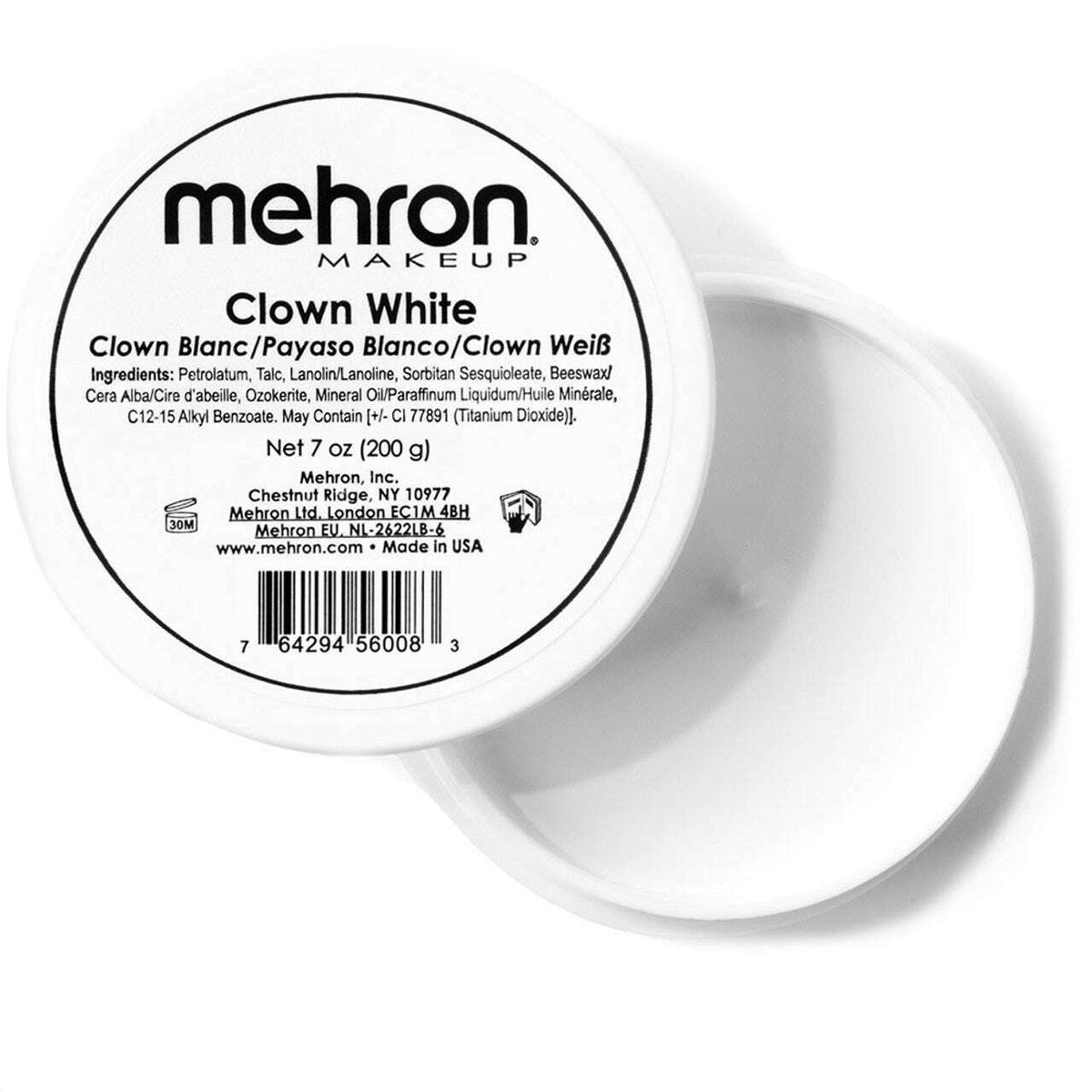 Mehron Clown White Performance Makeup