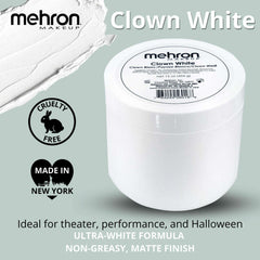 Mehron Clown White Performance Makeup