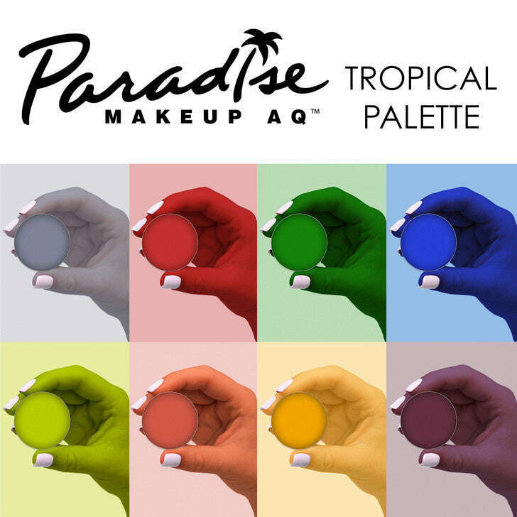 Mehron Paradise 8 Color Water Activated Palettes