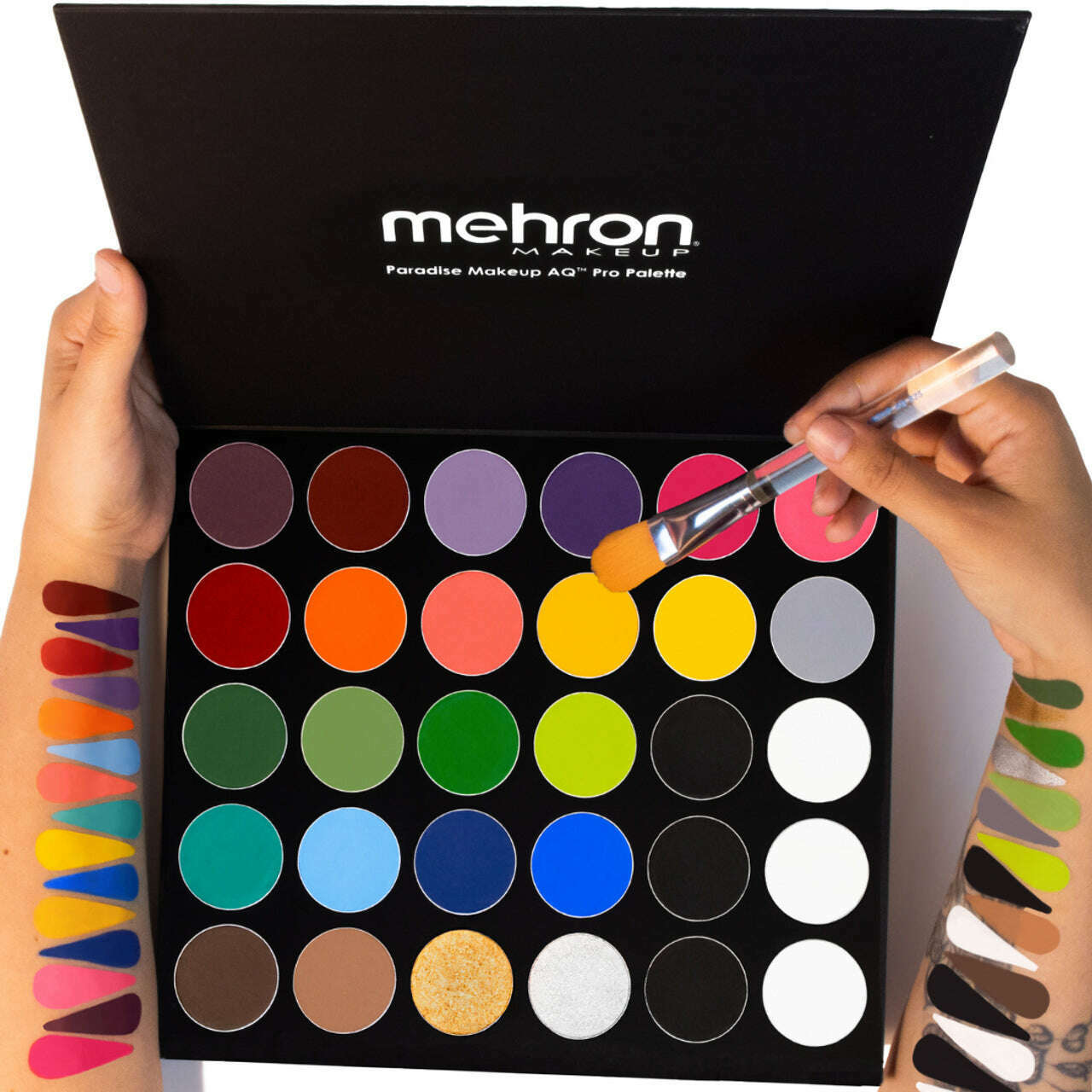 Mehron Pro 30 Color Paradise Water Activated Aqua Palette