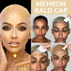 Mehron Professional Beige Latex Bald Cap