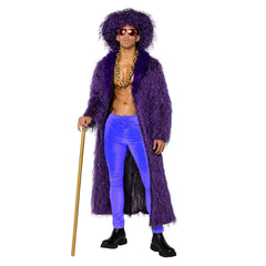 Men's High Roller Purple Pimp Costume