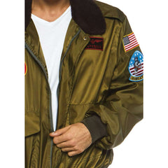 Men's Top Gun Nylon Bomber Jacket