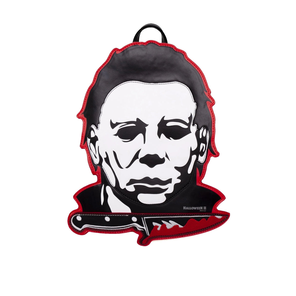 Michael Myers Head Backpack w/ Red Satin Lining