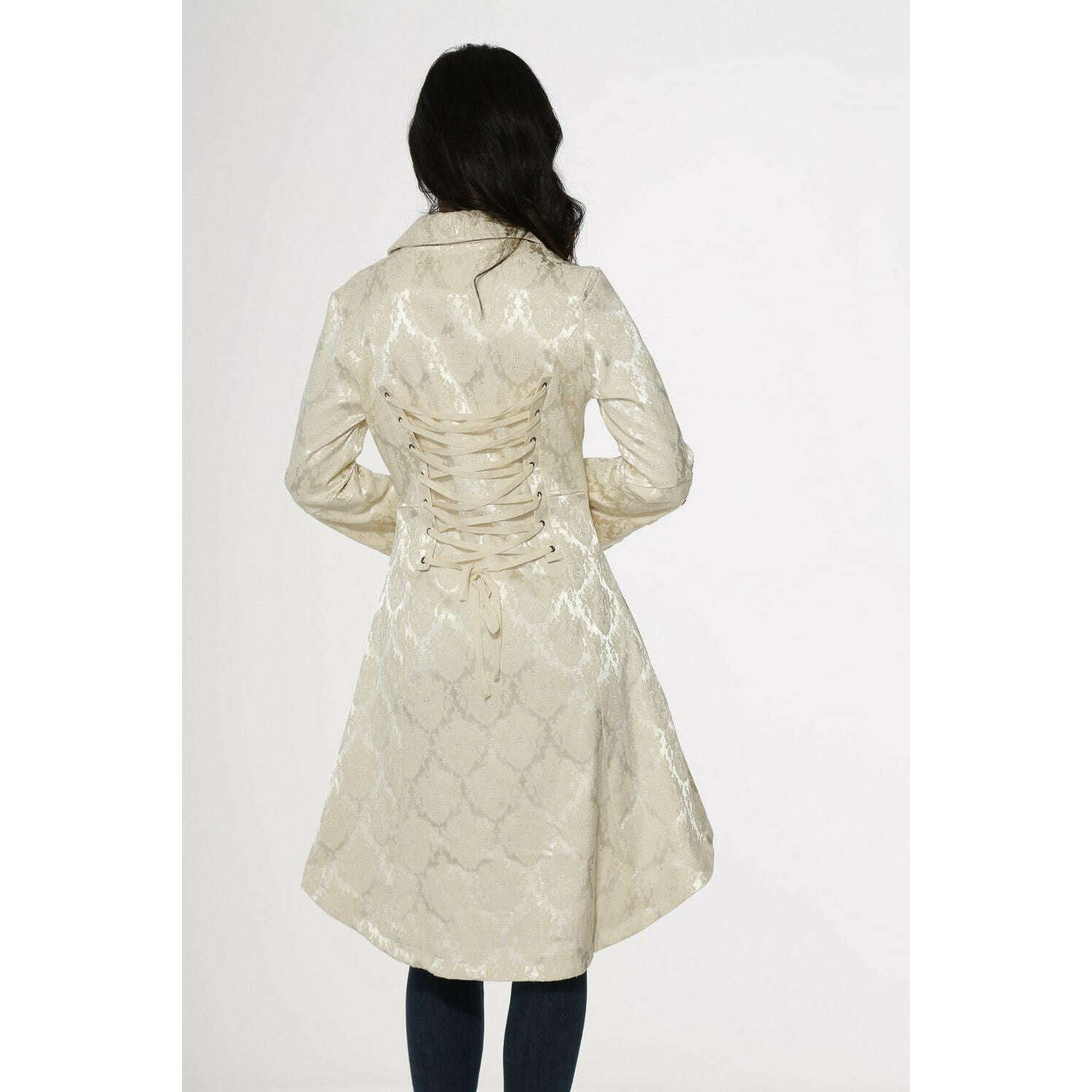 Military Style Brocade Women's Pirate Coat