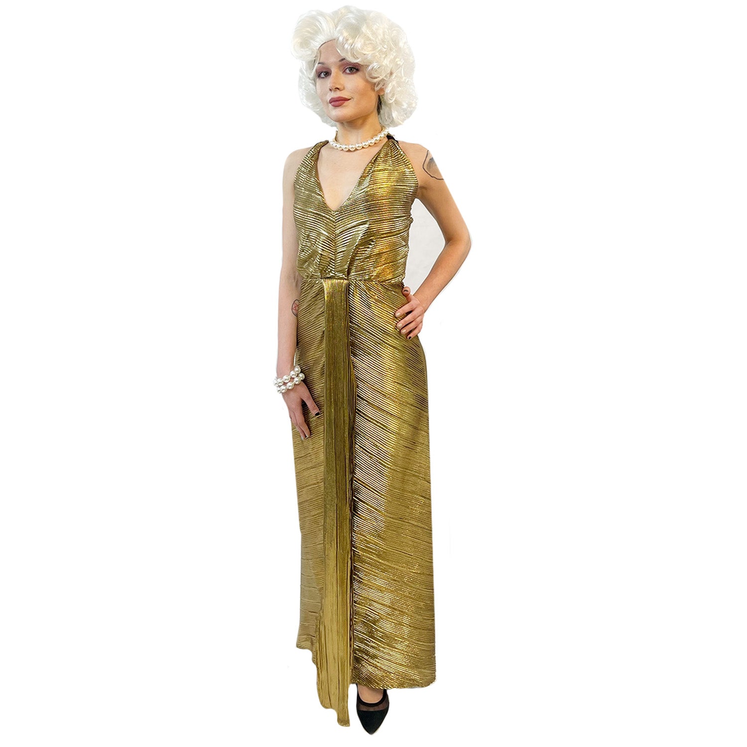 Exclusive Marilyn Monroe Iconic Gold Dress Women's Adult Costume