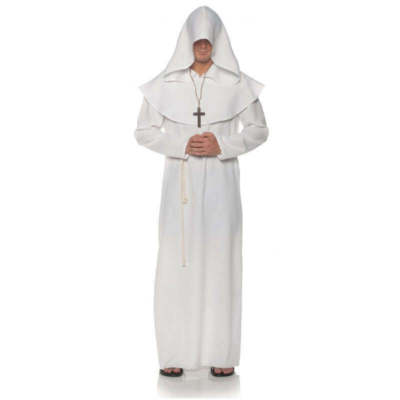 Monk Hooded Clergyman Unisex Adult Robe