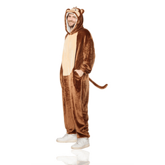 Monkey Around in Style Adult Pajama Costume