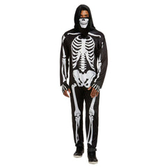 Mr. Boneyard Skeleton Jumpsuit Adult Costume