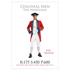 Napoleon Colonial Men's Costume