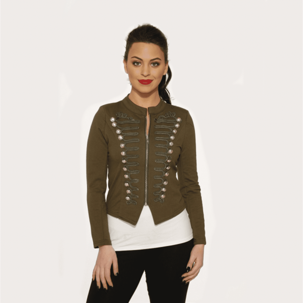 AbracadabraNYC Nautical Women's Military Parade Jacket