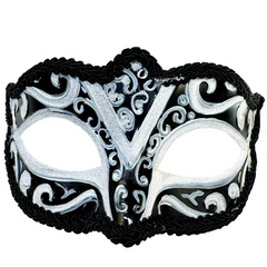 Childrens Black Venetian Mask