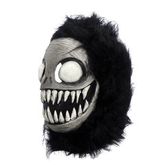 Nightmare Creature Latex Mask w/ Hair