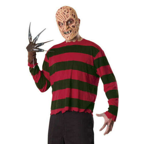 Nightmare On Elm Street Freddy Krueger Adult Costume Set