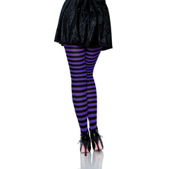 Nylon Striped Tights