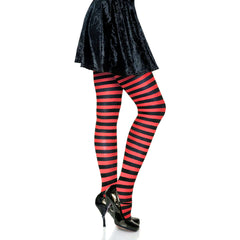 Nylon Striped Tights