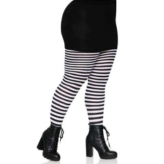 Nylon Striped Tights