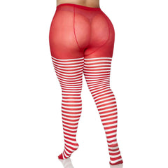 Nylon Striped Tights