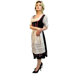 Oktoberfest German Black Dirndl Women's Costume