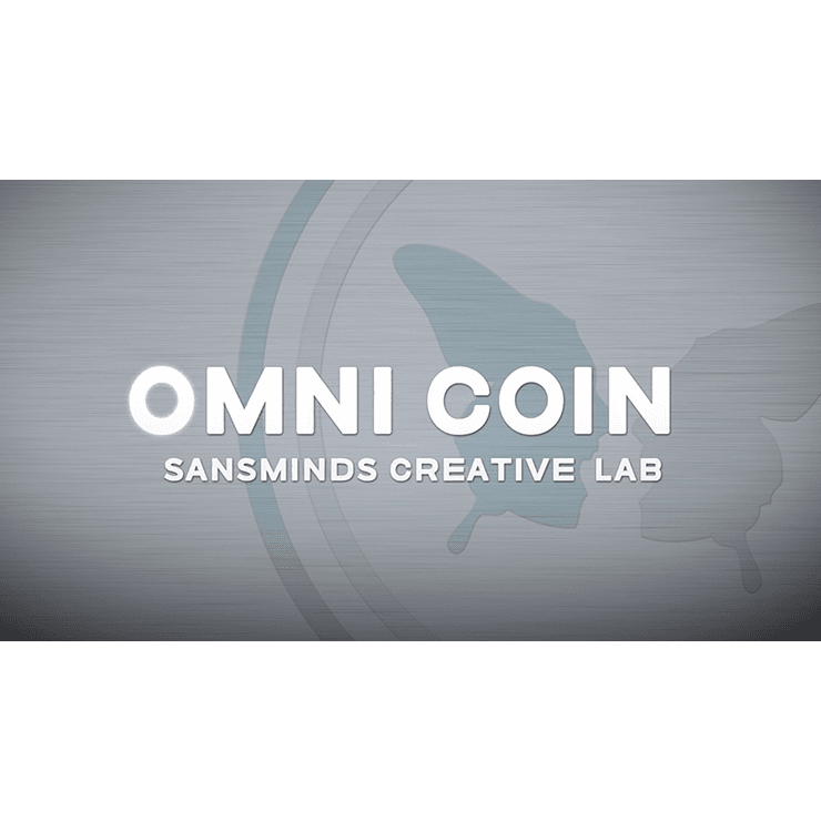 Omni Coin US version (DVD and 2 Gimmicks) by SansMinds Creative Lab