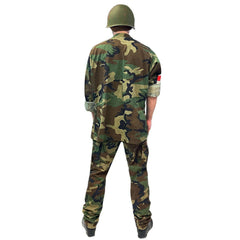 Original Military Jungle Camoflauge Uniform Adult Costume