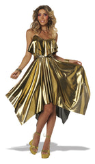 Shiny 70's Disco Dress Women's Costume