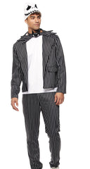 Pumpkin King Skeleton Men's Sexy Costume