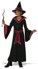 Ruby Red Glamour Witch Girls Costume
