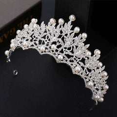 Pearl Silver Bridal Tiara