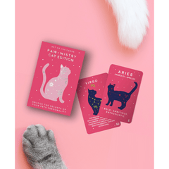 Pink Paw-Mistry Astrology Card Set