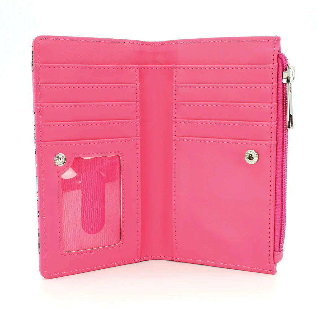 Pink Vinyl Alien Collage Wallet – AbracadabraNYC