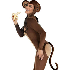 Playful Primate: Cheeky Monkey Women's Costume