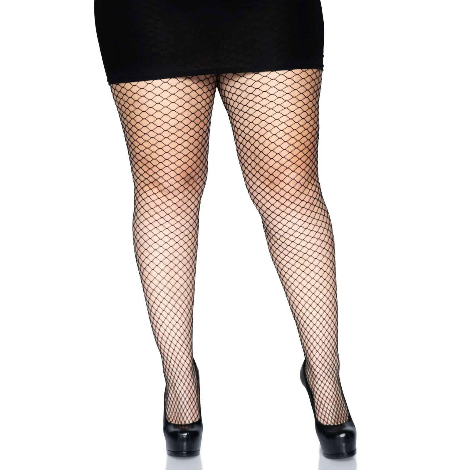 Plus Size Spandex Industrial Fishnets – AbracadabraNYC