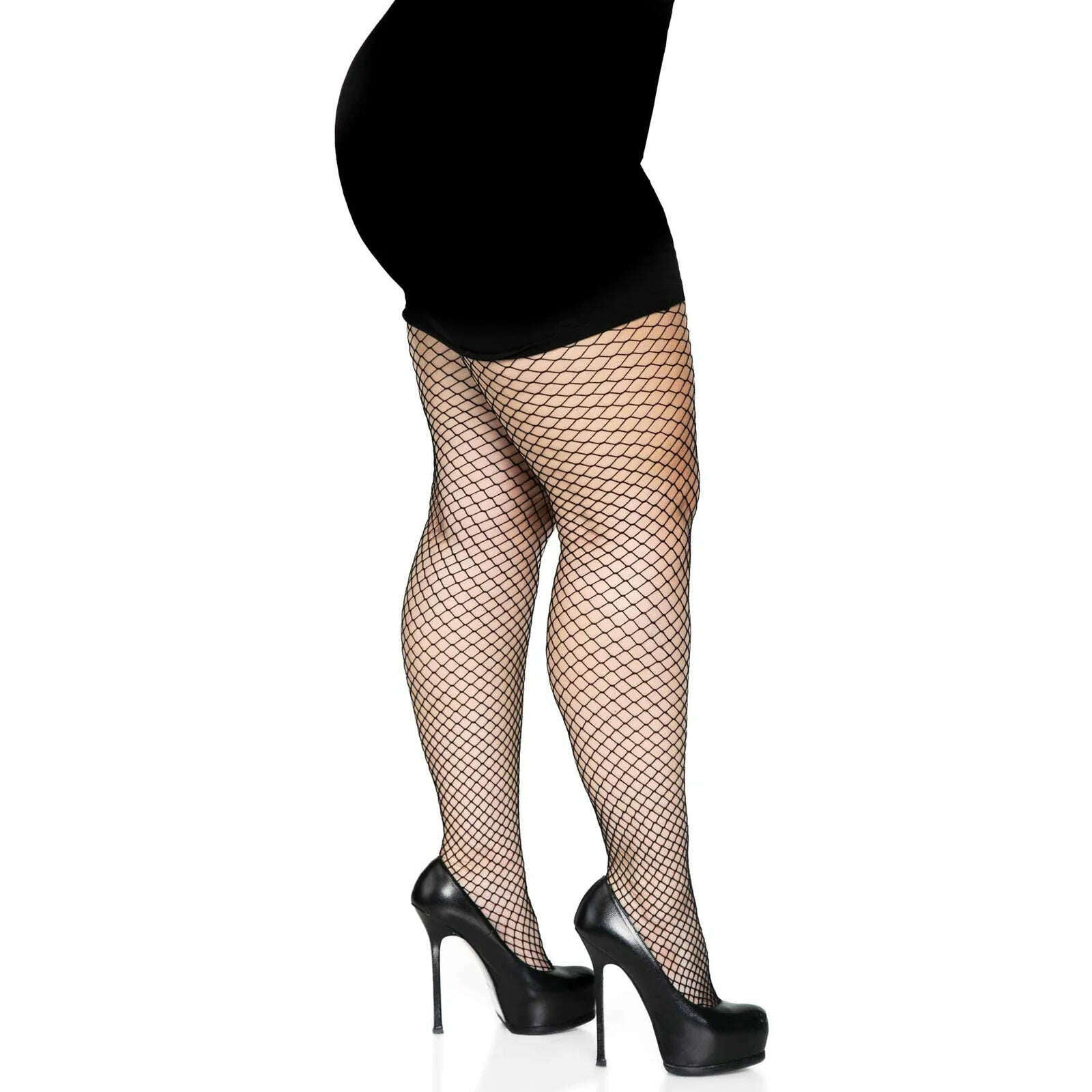 Plus Size Spandex Industrial Fishnets – AbracadabraNYC