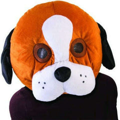 Plush Dog Head Mascot