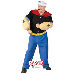 Popeye Deluxe Adult Plus Size Costume