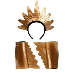 Poseidon Costume Kit w/ Crown & Wrist Accessories