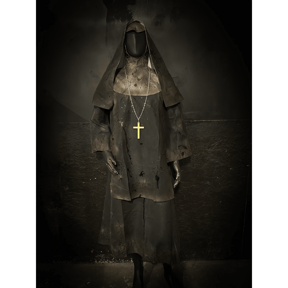 Possessed Nun Hand Distressed Adult Costume