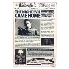 Halloween The Night Evil Came Home Silk Poster